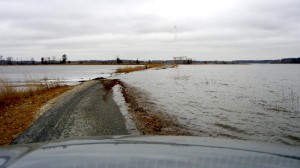 Prime Hook Beach - washed out road