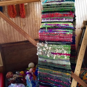 Cloth waiting to be sewn into a garment