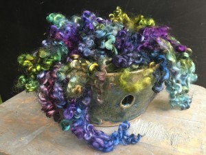 KB - Dyed Fiber - Purples and Greens
